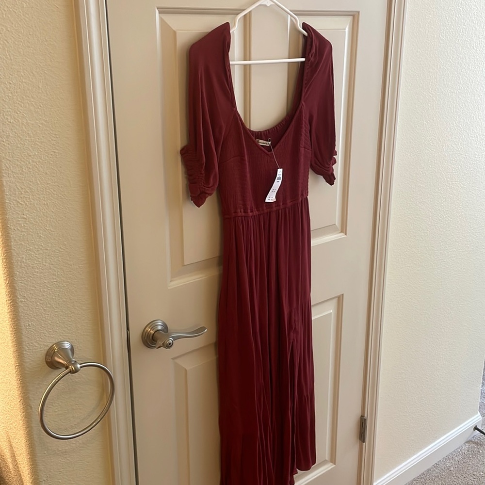 Abercrombie and Fitch Smocked MIDI Dress